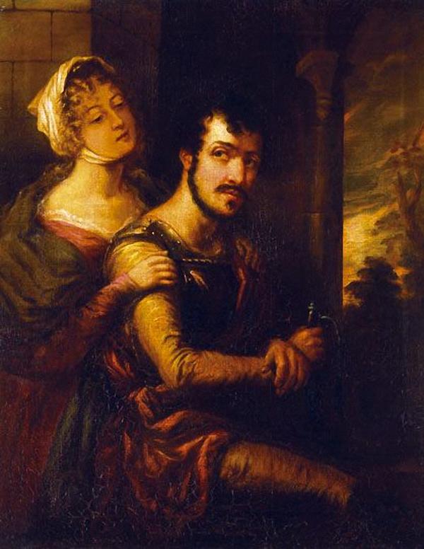 Unknown Artist, Italy - Lovers, 19th Century